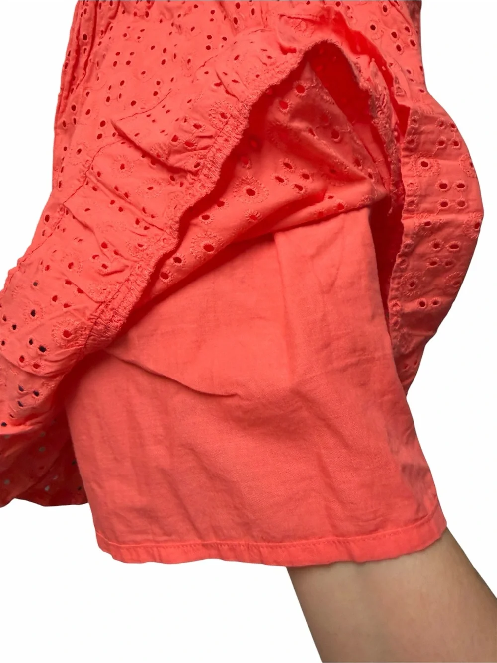 Gymboree Girls Eyelet Dress 3T NWT Pink Cotton Lined Ruffle Sleeveless Summer
